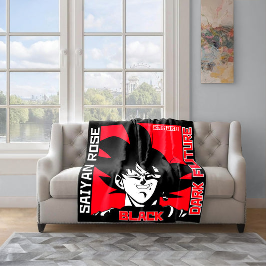 Saiyan Rose Light Weight Fleece Blanket