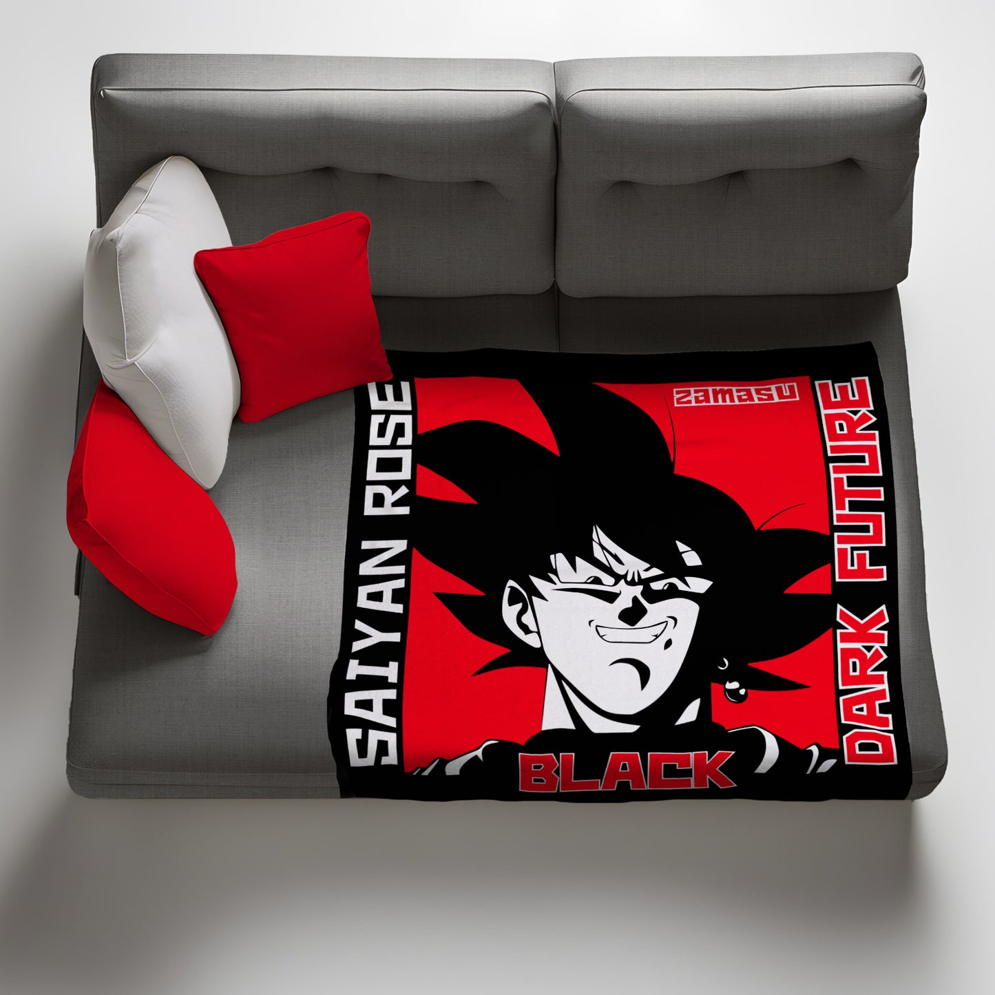 Saiyan Rose Light Weight Fleece Blanket