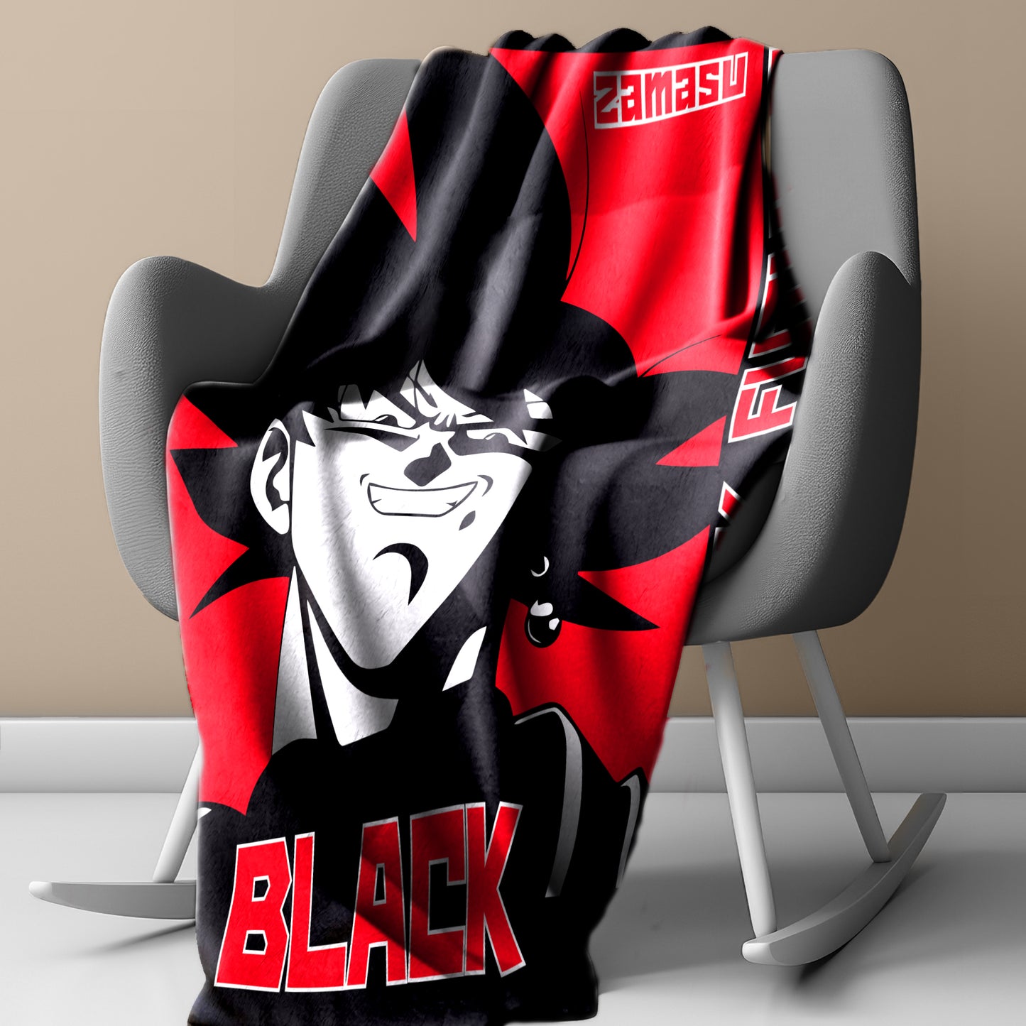 Saiyan Rose Light Weight Fleece Blanket