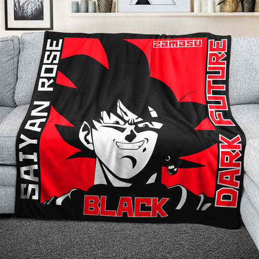 Saiyan Rose Light Weight Fleece Blanket