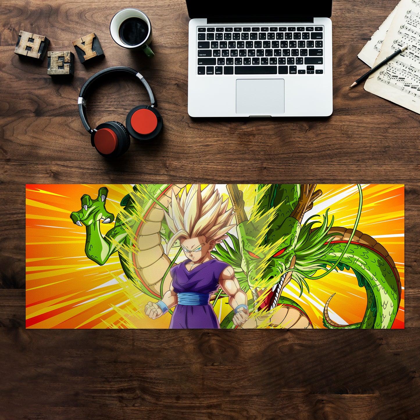 Saiyan’s Flame Desk Pad