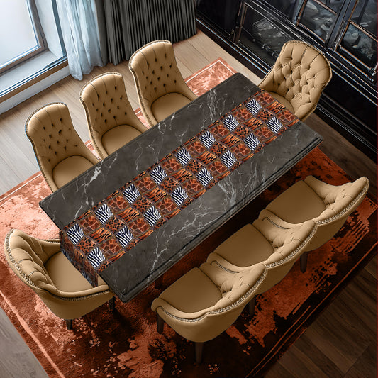 Samples of Animal Skin Table Runner