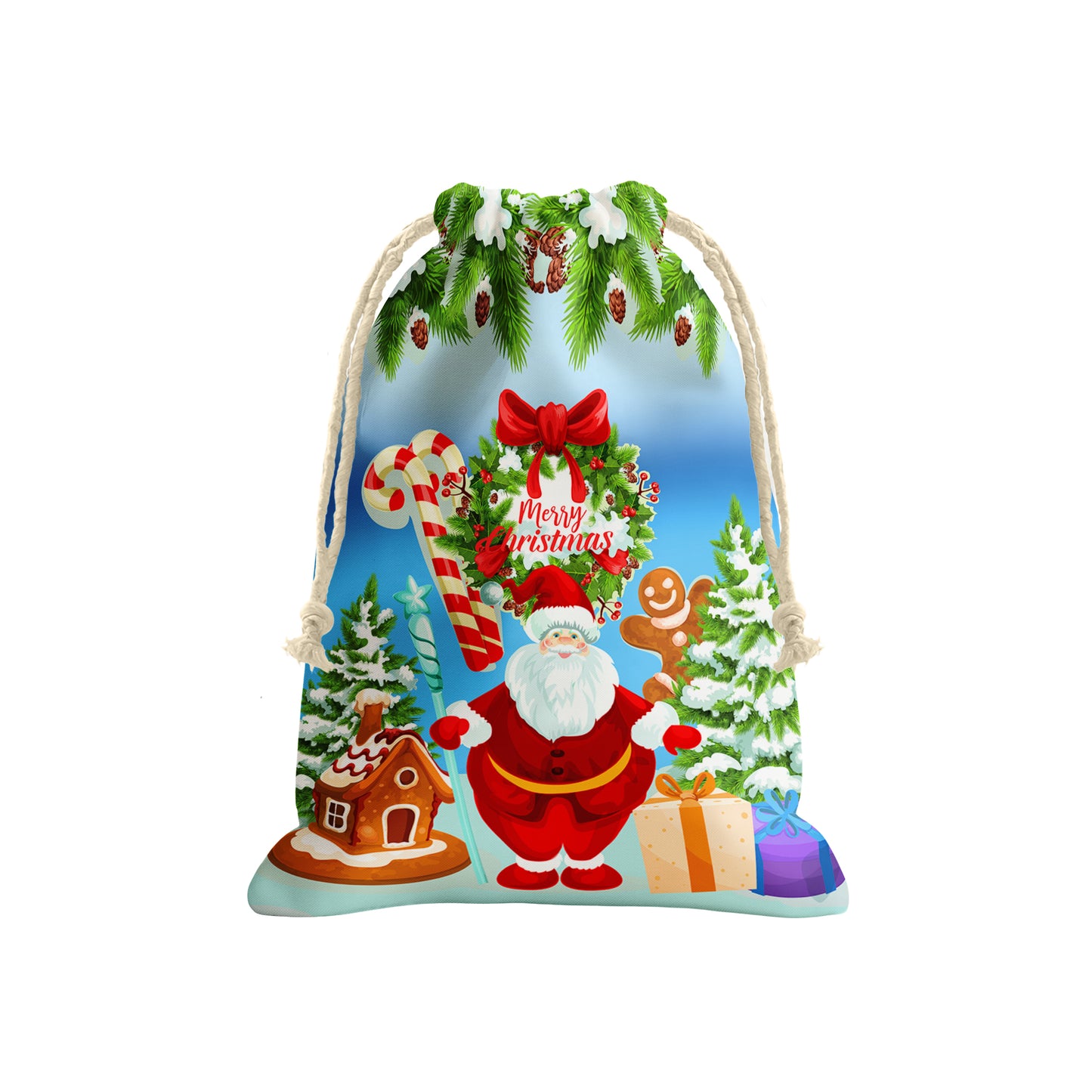 Santa Claus Gift Bag (Set of 3)