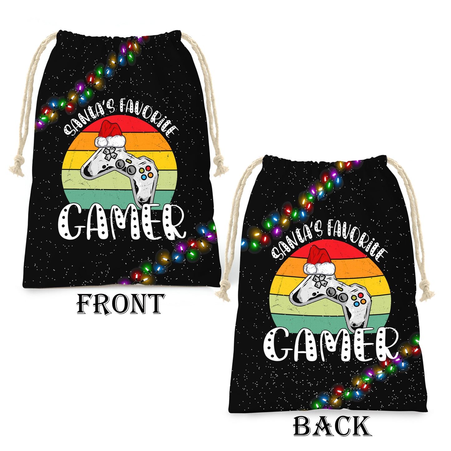 Santa's Gamer Gift Bag (Set of 2)