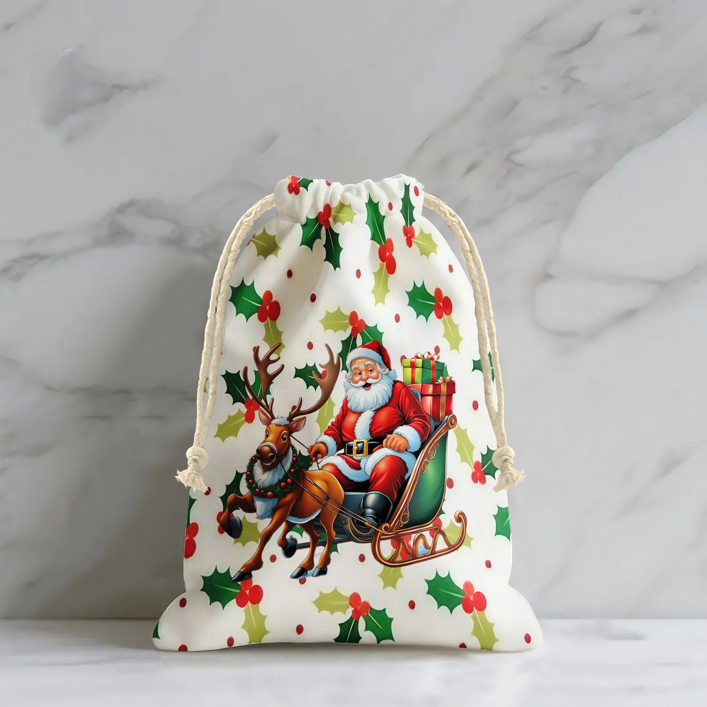 Santas Christmas Gift Bag (Set of 2)