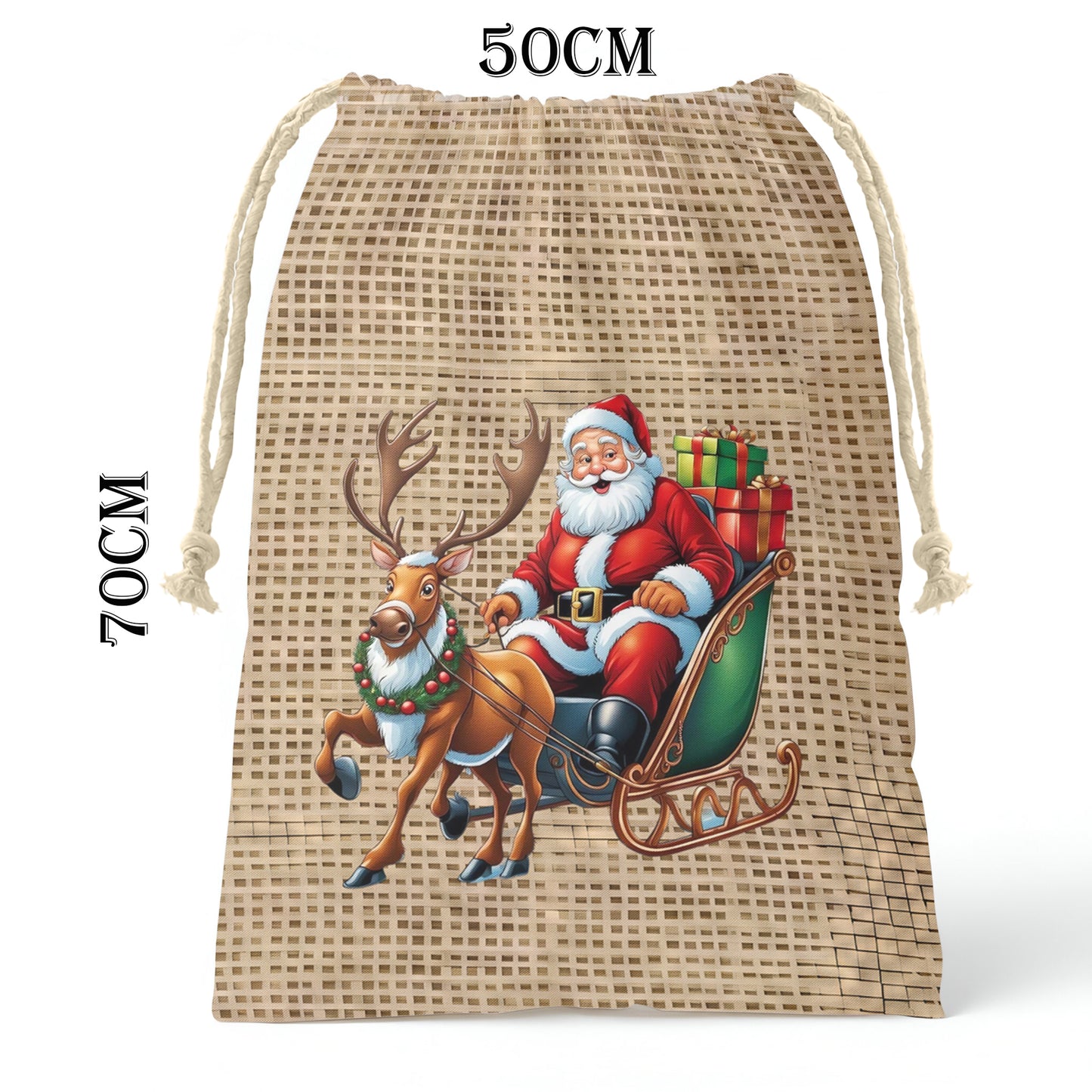 Santas Christmas Sleigh Gift Sack
