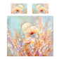 Satin Apricot Duvet Cover Set