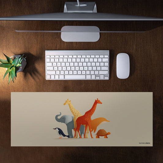 Savanna Friends Desk Pad by Wikus Schalkwyk