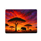 Savannah Sunset with Elephants and Acacias Placemats by Nathan Pieterse
