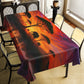 Savannah Sunset with Elephants and Acacias Rectangle Tablecloth by Nathan Pieterse