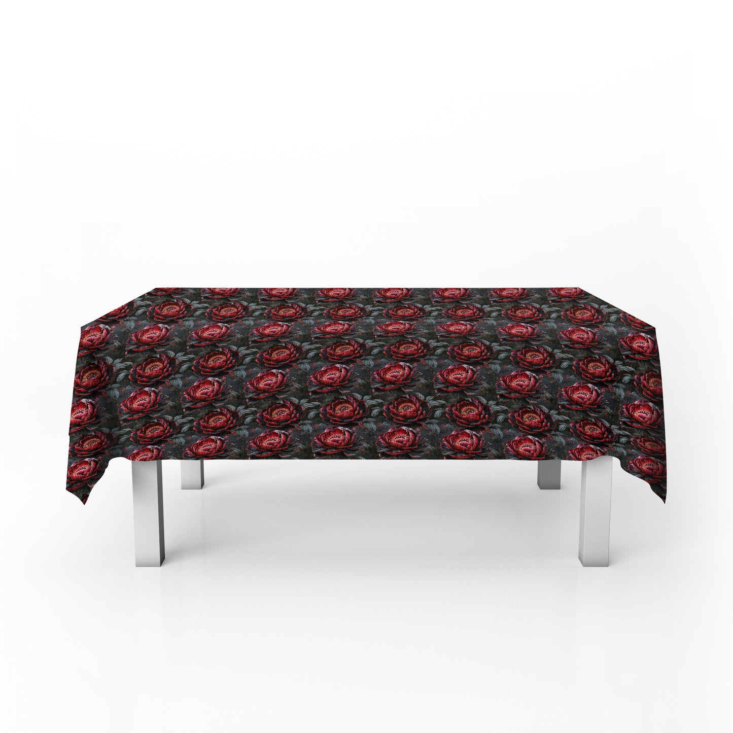Scarlet Bloom Rectangle Tablecloth