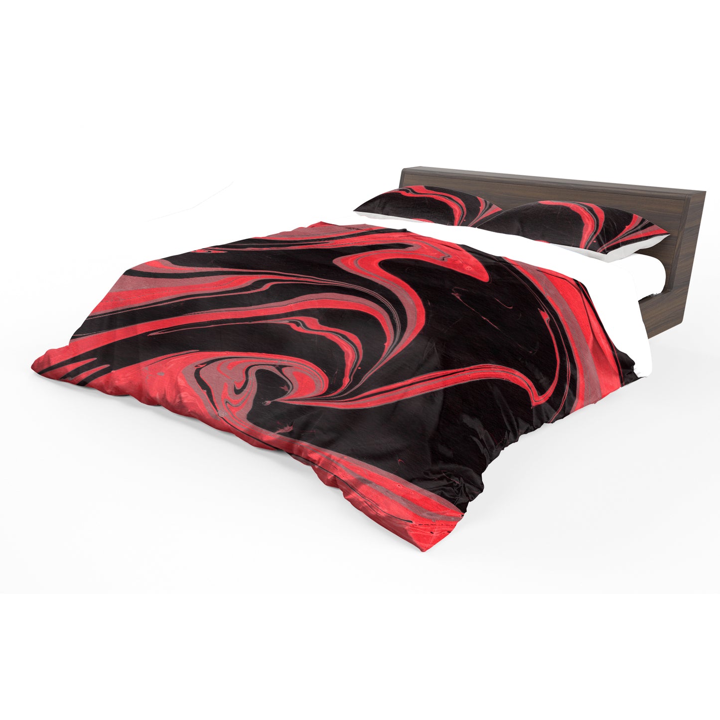 Scarlet Currents Duvet Cover Set
