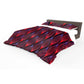 Scarlet Hibiscus Haze Duvet Cover Set