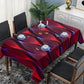 Scarlet Hibiscus Haze Rectangle Tablecloth