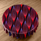 Scarlet Hibiscus Haze Round Tablecloth