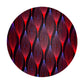Scarlet Hibiscus Haze Round Tablecloth