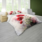 Scarlet Poppies Abstract Duvet Cover Set