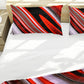 Scarlet Red & Grey Duvet Cover Set