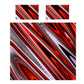 Scarlet Red & Grey Duvet Cover Set