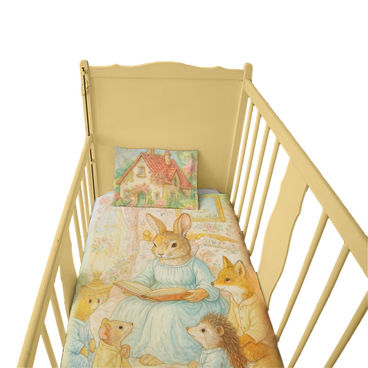 Scenes from Wonderland Rabbits Cot Set