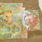 Scenes from Wonderland Teddy Bear Cot Set