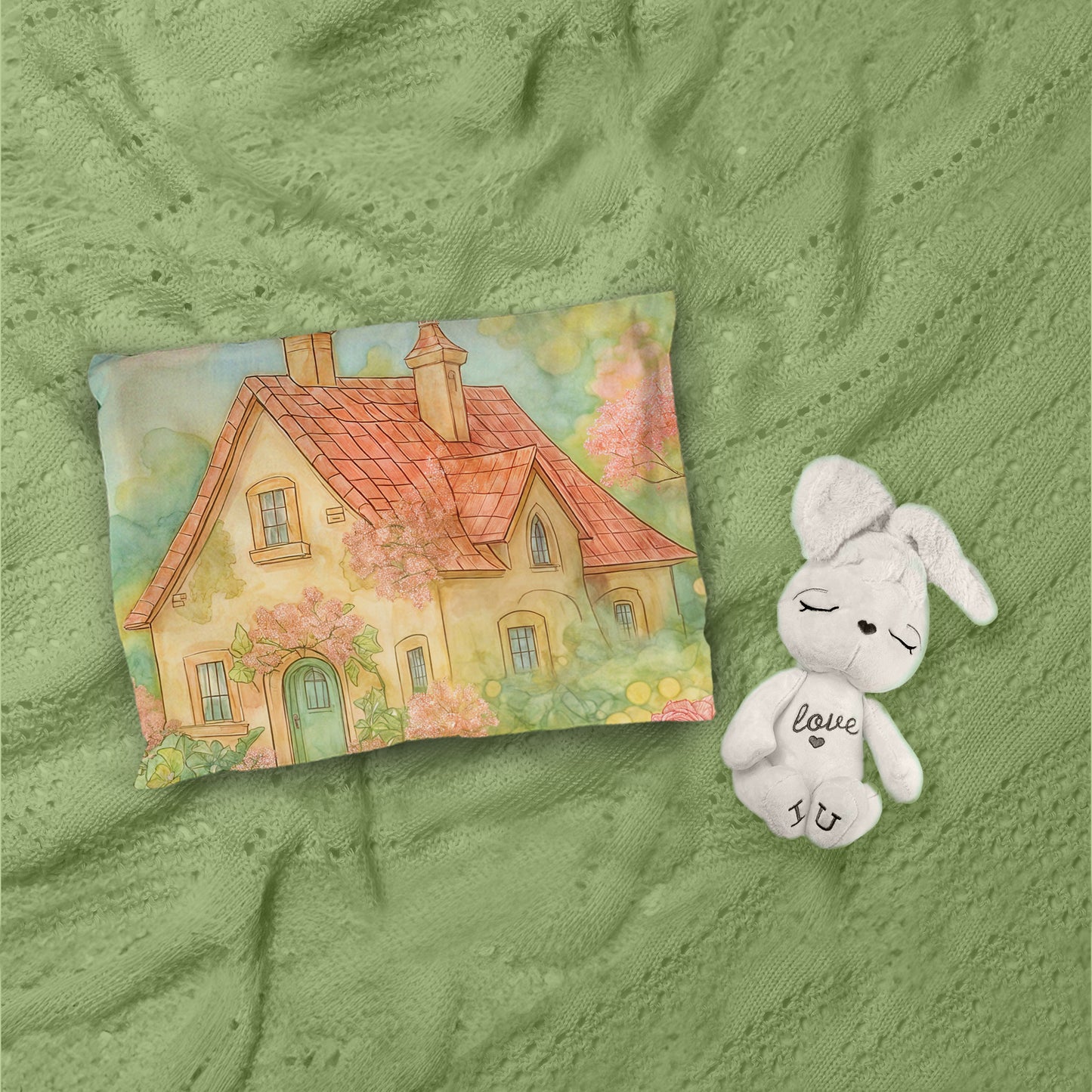Scenes from Wonderland Teddy Bear Cot Set