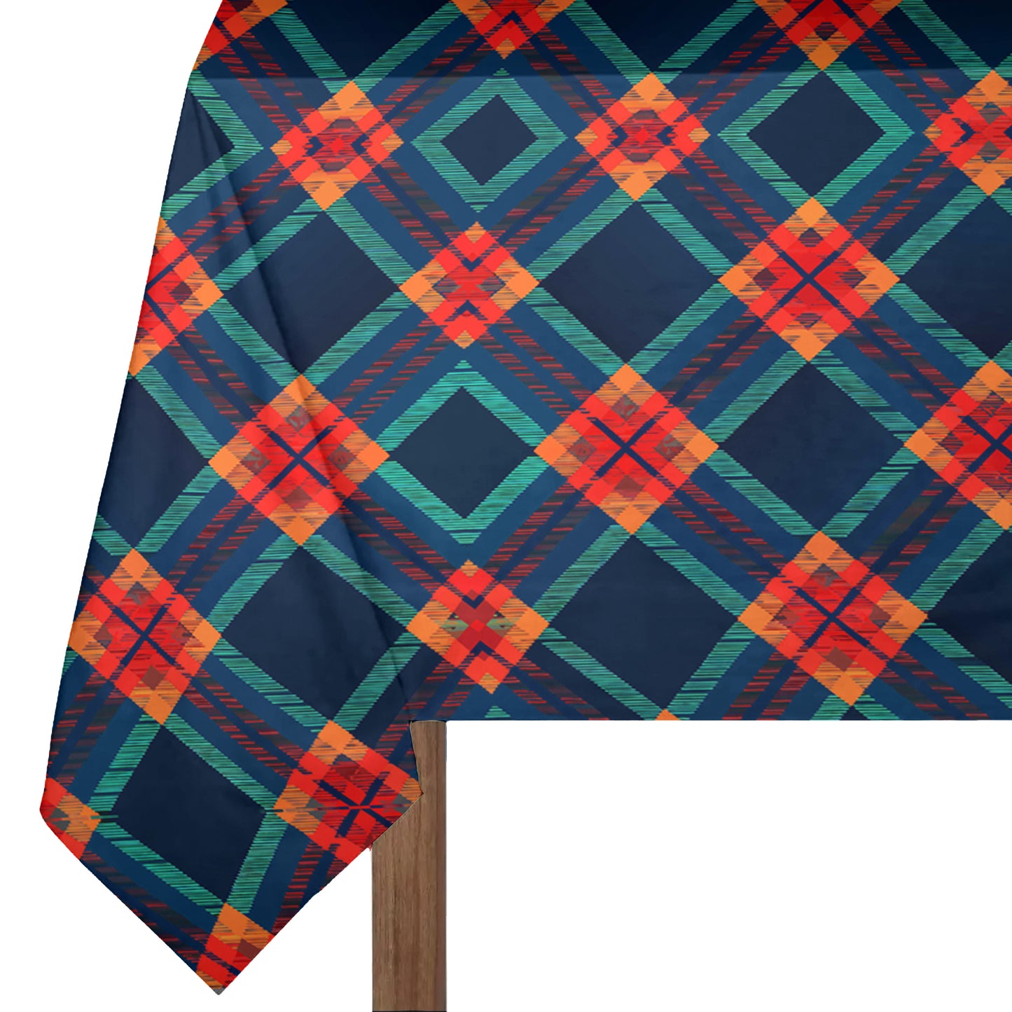 Scottish Plaid Pattern 3m Rectangle Tablecloth