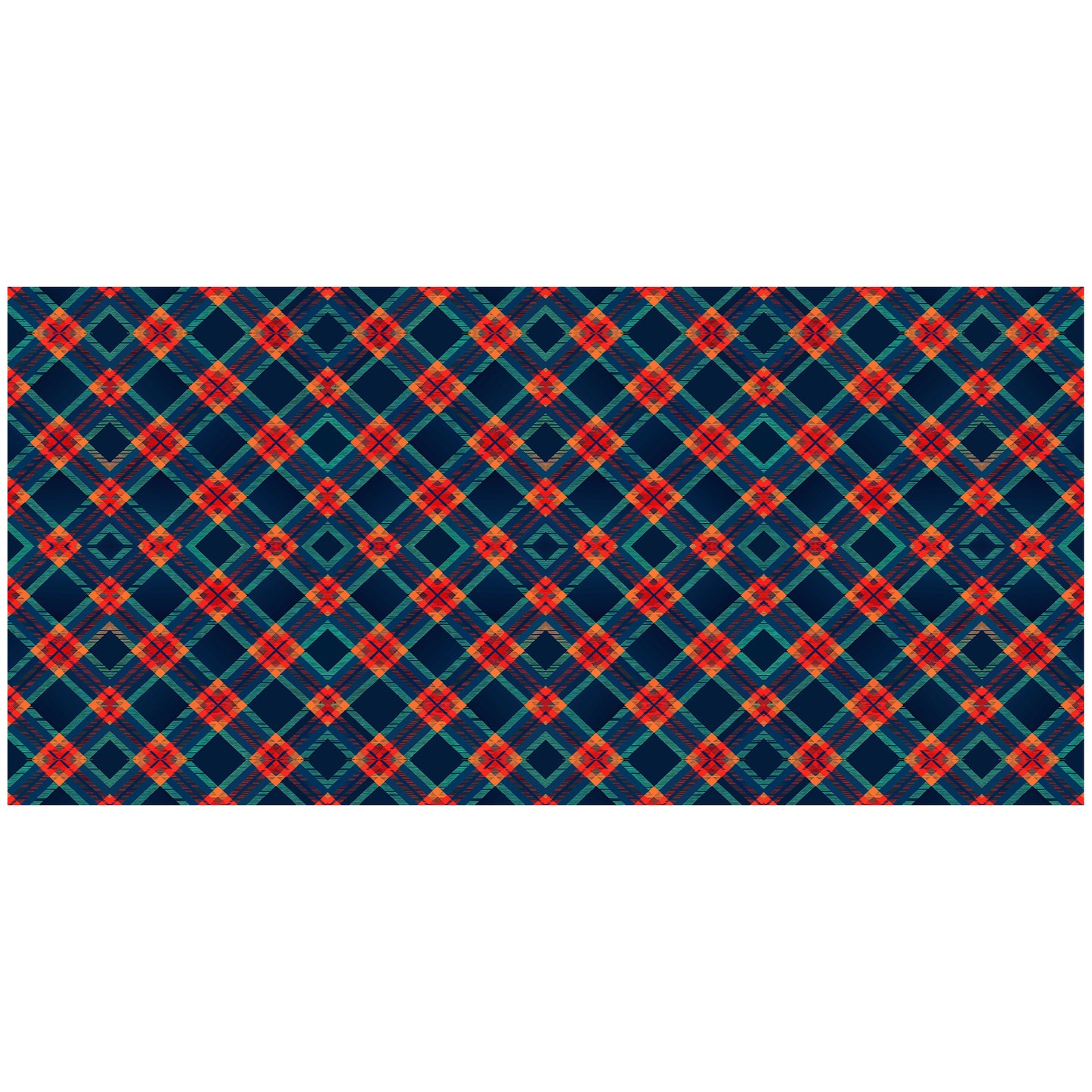 Scottish Plaid Pattern 3m Rectangle Tablecloth