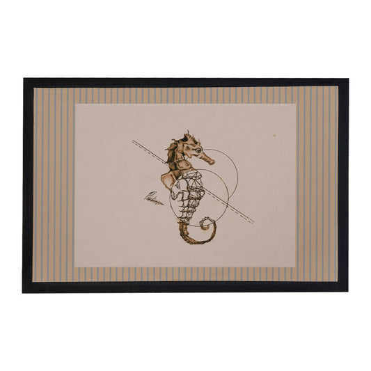 Sea Horse Door Mat by Nathan Pieterse