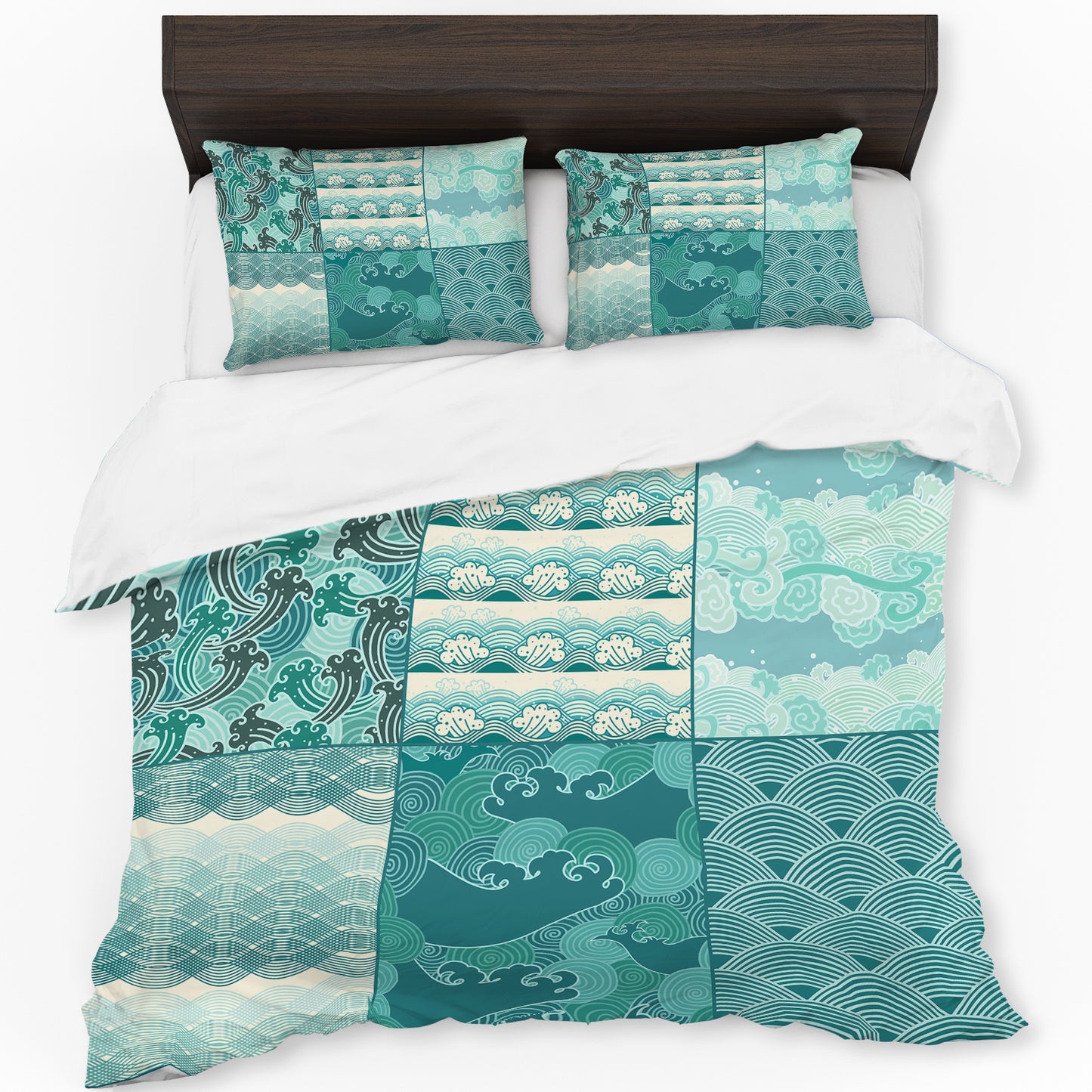 Sea Green Duvet Cover Set