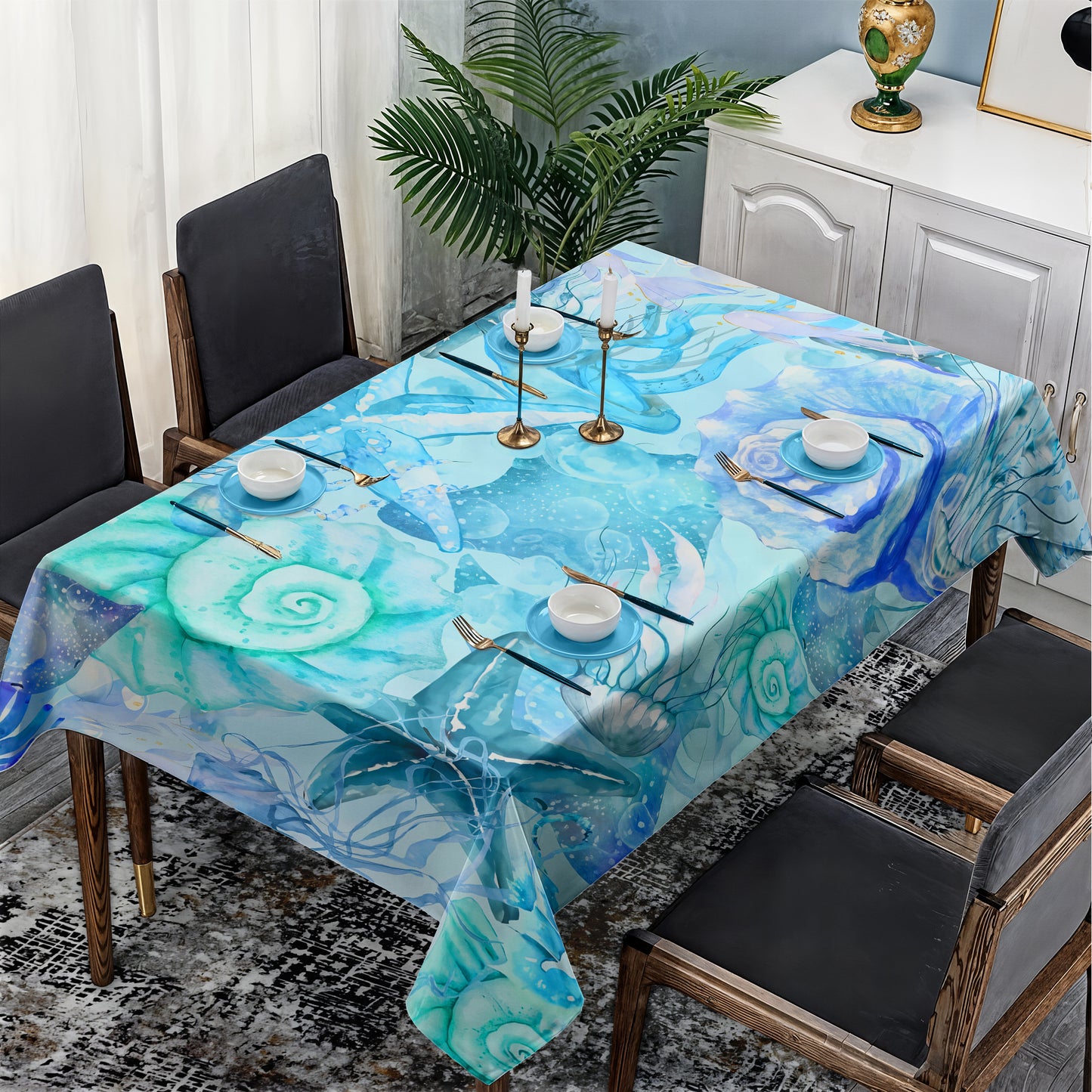 Sea Holliday Rectangle Tablecloth