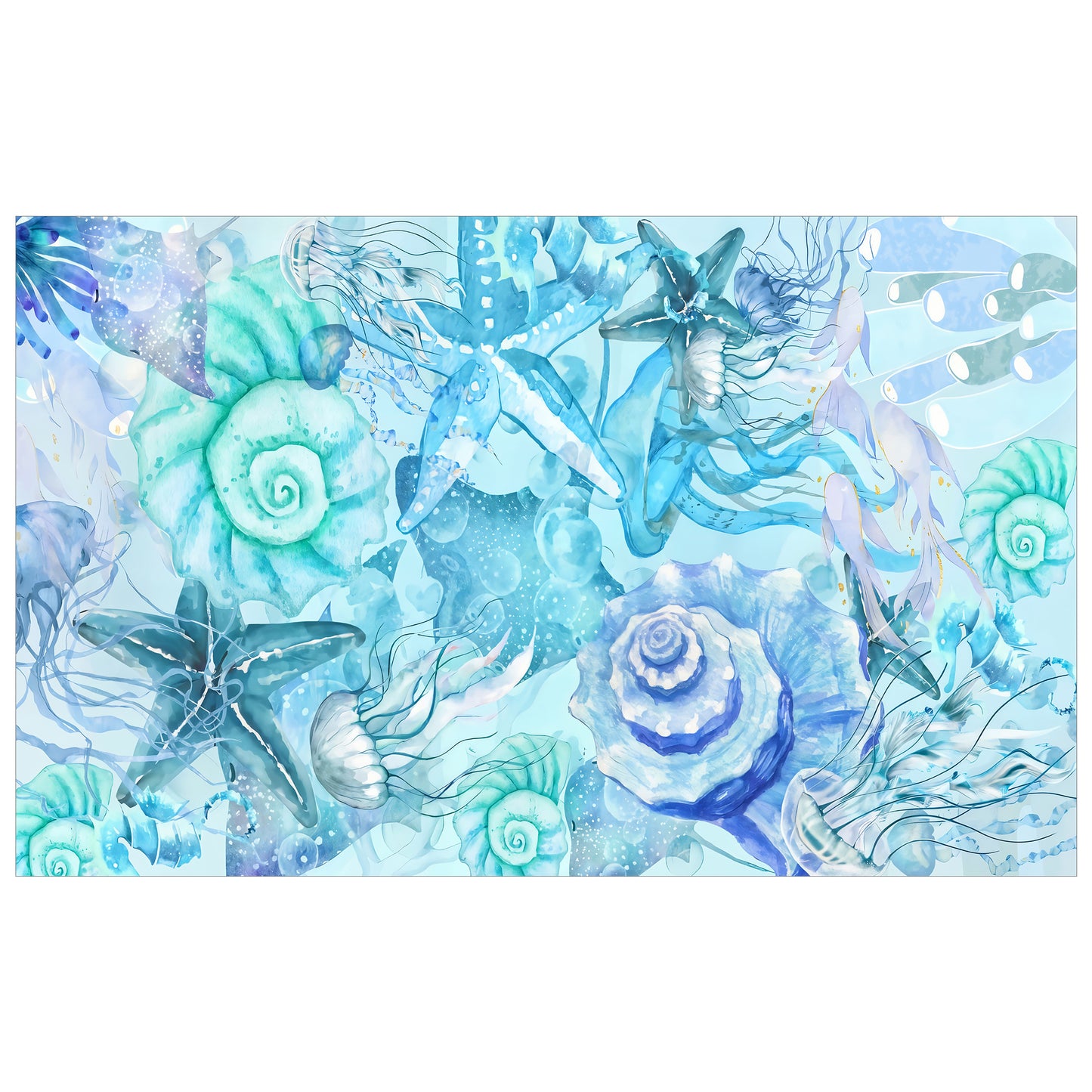 Sea Holliday Rectangle Tablecloth