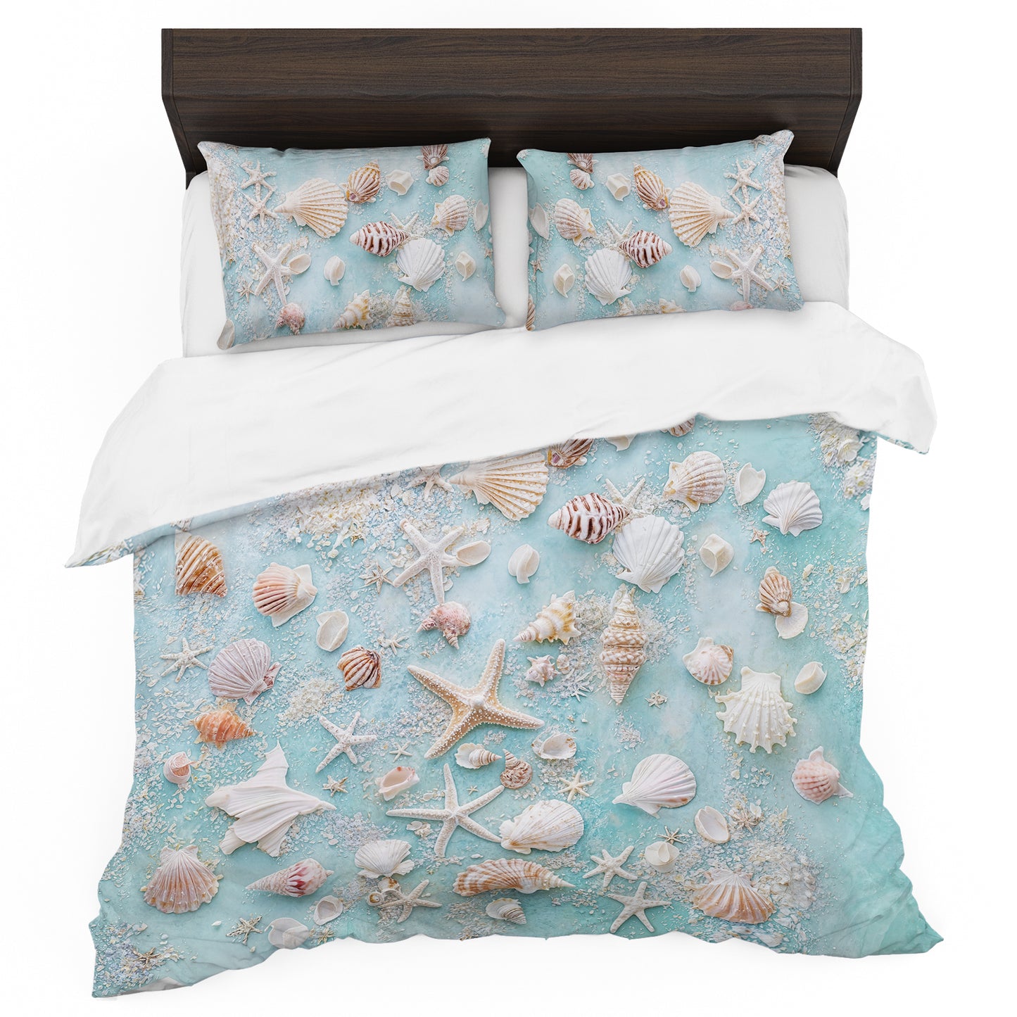 Sea Sand and Shells Duvet Cover Set