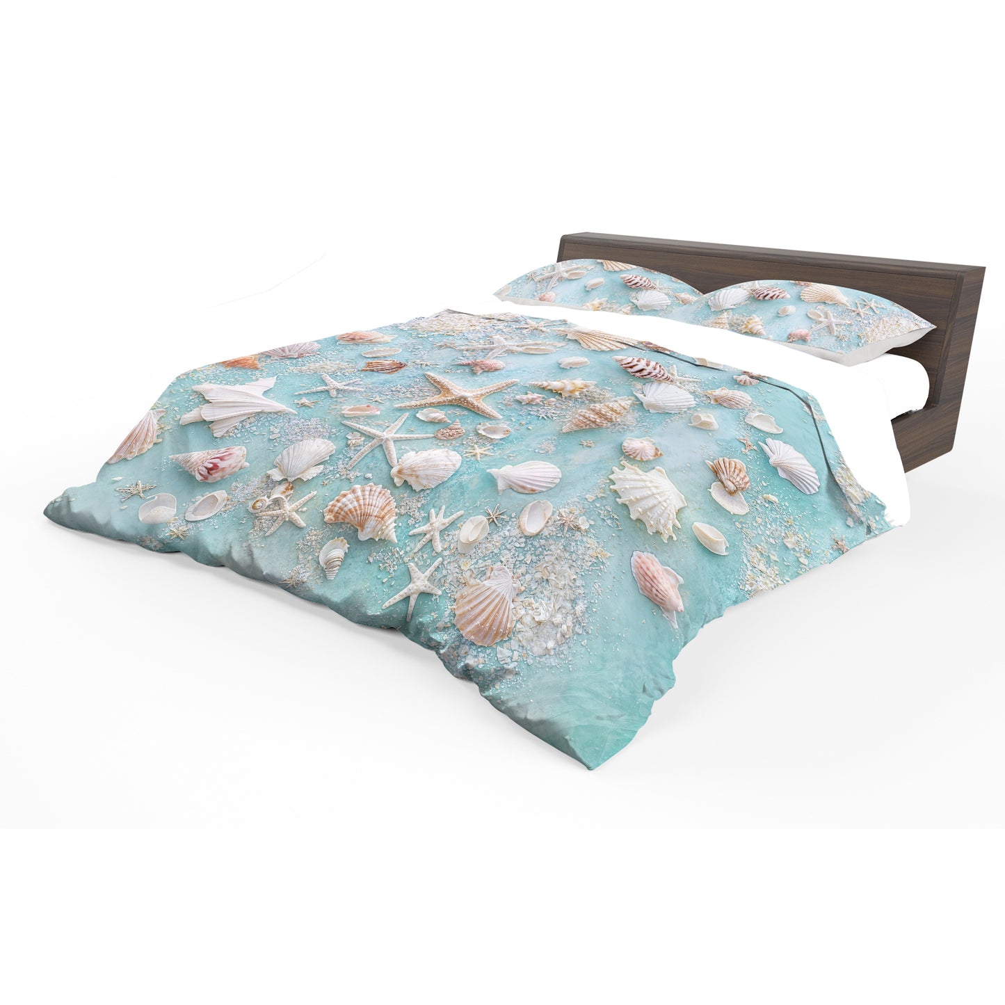 Sea Sand and Shells Duvet Cover Set