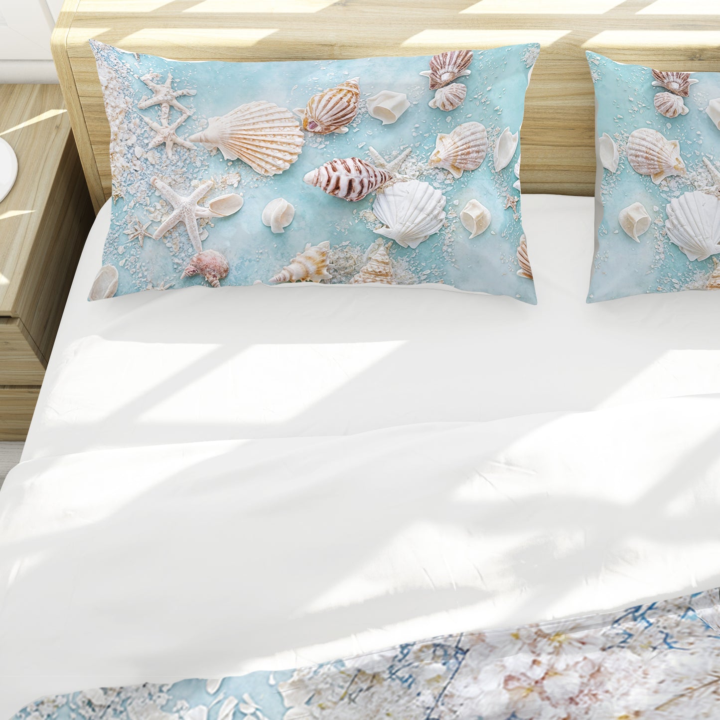 Sea Sand and Shells Duvet Cover Set