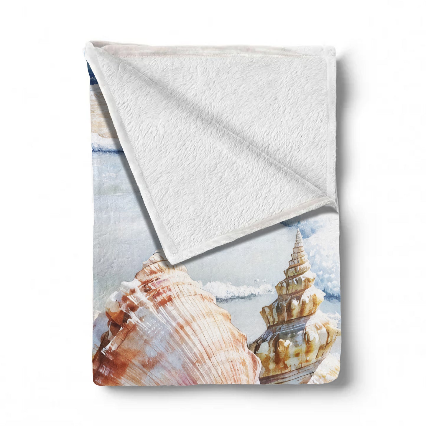 Sea Shells Light Weight Fleece Blanket