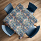 Seagreen and Candle Ligh Square Tablecloth