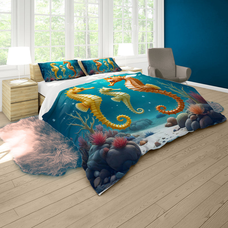Seahorse Sanctuary Duvet Cover Set