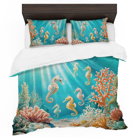 Seahorses Duvet Cover Set