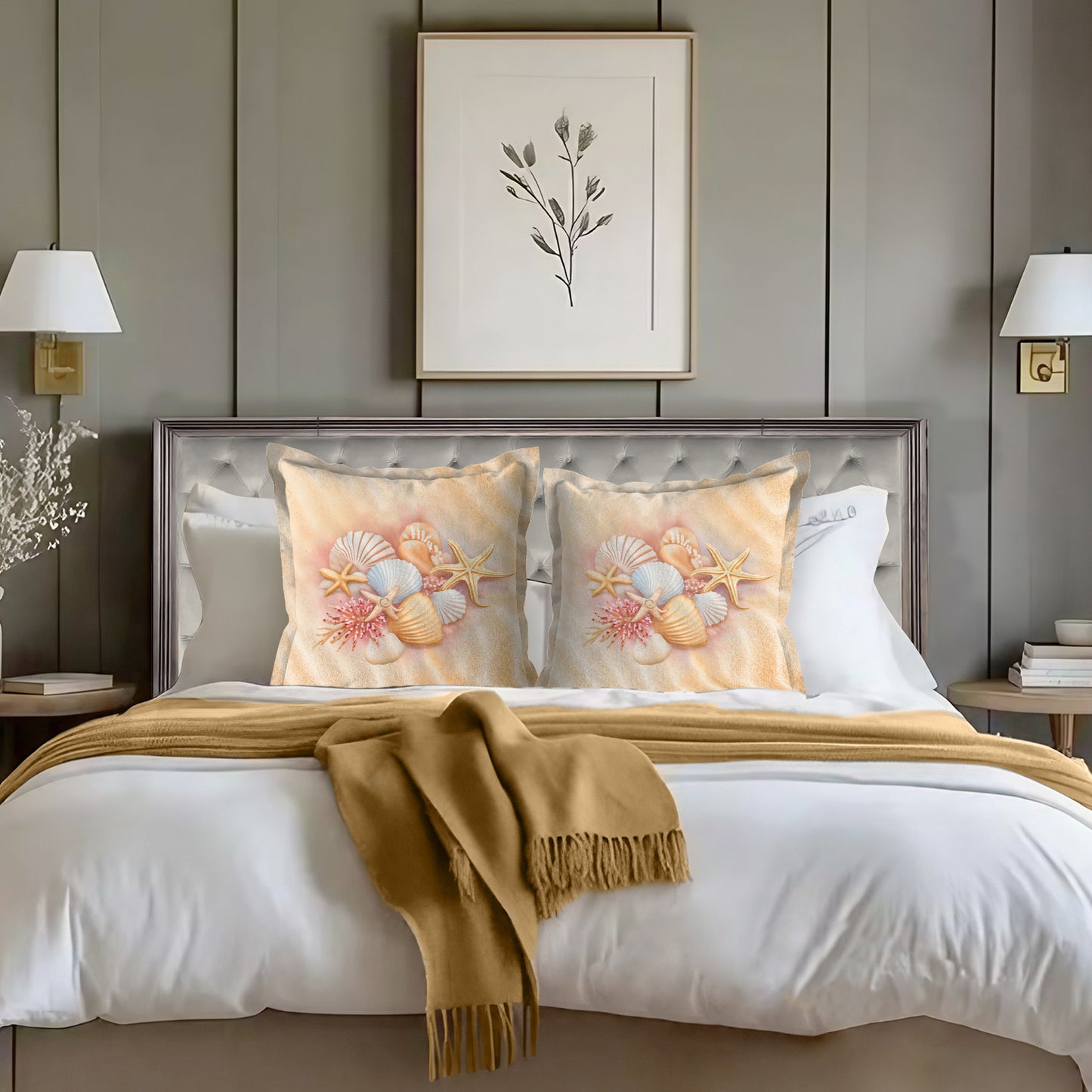 Seashell Symphony Exclusive Range Cushions