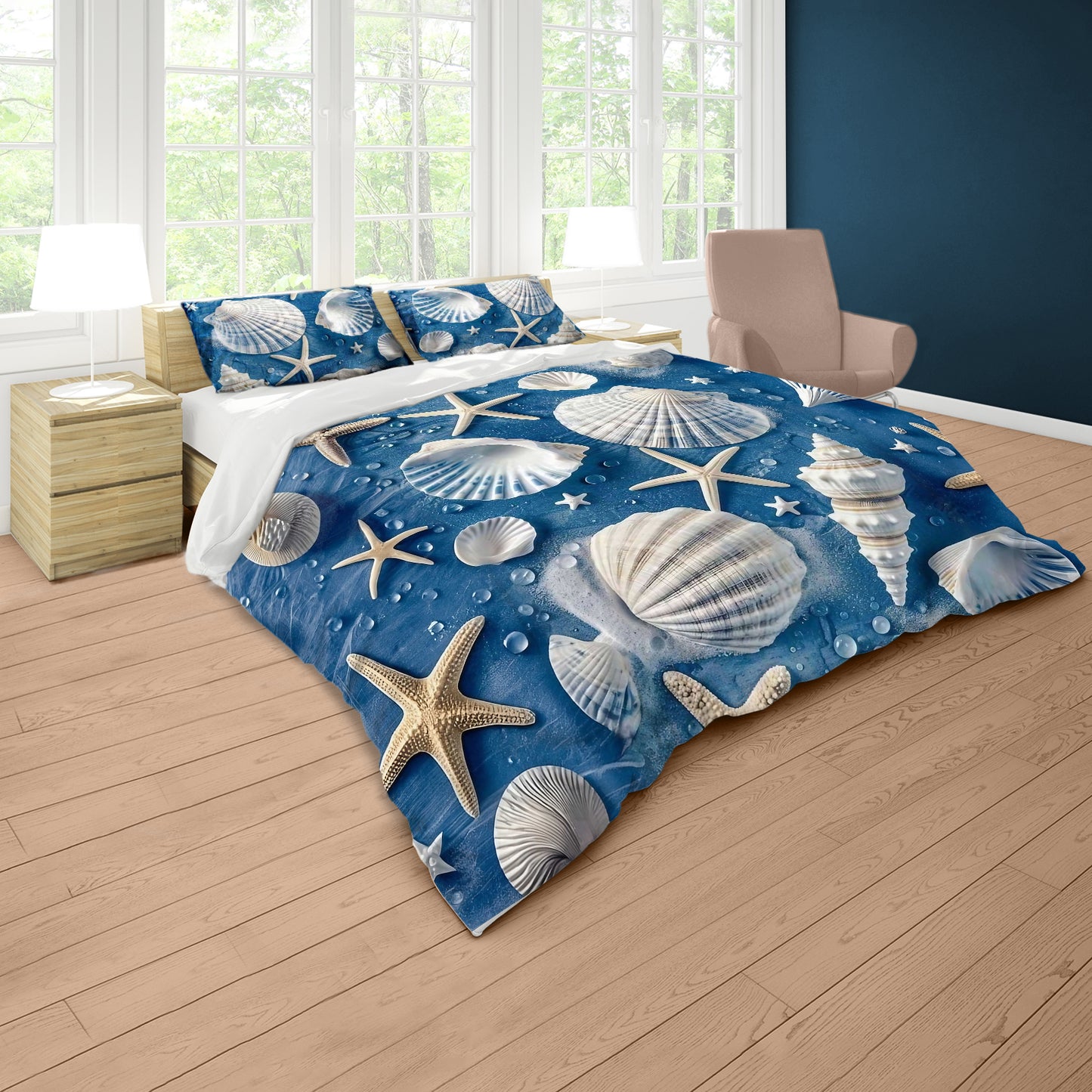 Seashells Duvet Cover Set