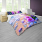 Seaside Purple Daisies Duvet Cover Set
