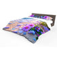 Seaside Purple Daisies Duvet Cover Set