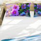 Seaside Purple Daisies Duvet Cover Set