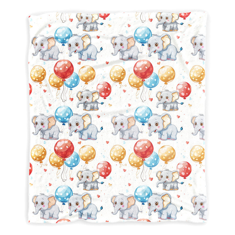 Sending Balloon Messages Minky Blanket