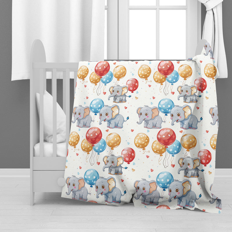 Sending Balloon Messages Minky Blanket