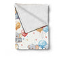 Sending Balloon Messages Baby Fleece  Blanket