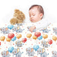 Sending Balloon Messages Baby Fleece  Blanket