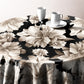 Sepia Flower Petals Round Tablecloth by Mark van Vuuren