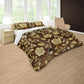 Sepia Daisies Duvet Cover Set